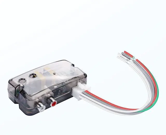 Alt view image 2 of 7 - Car Stereo Hight to Low Converter,with Control Line Function,2-Channel Car Audio Speaker Wire to RCA Line Output Converter for Auto Amp Subwoofer Amplifier
