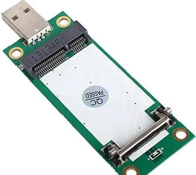 Alt view image 5 of 5 - Mini PCI-E Wireless WWAN to USB Adapter Card with SIM Card Slot Module Testing Tools
