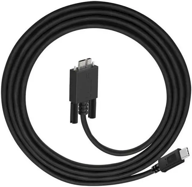 Alt view image 2 of 7 - 5Gbps USB-C Type-C Host to Micro USB3.0 Screw Mount Straight Cable for Industrial Camera Storage