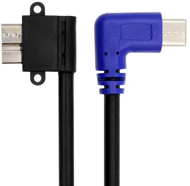 Main image of Angled USB-C Type-C Host to Micro USB3.0 90 Degree Right Angled for Industrial Camera Storage Phone