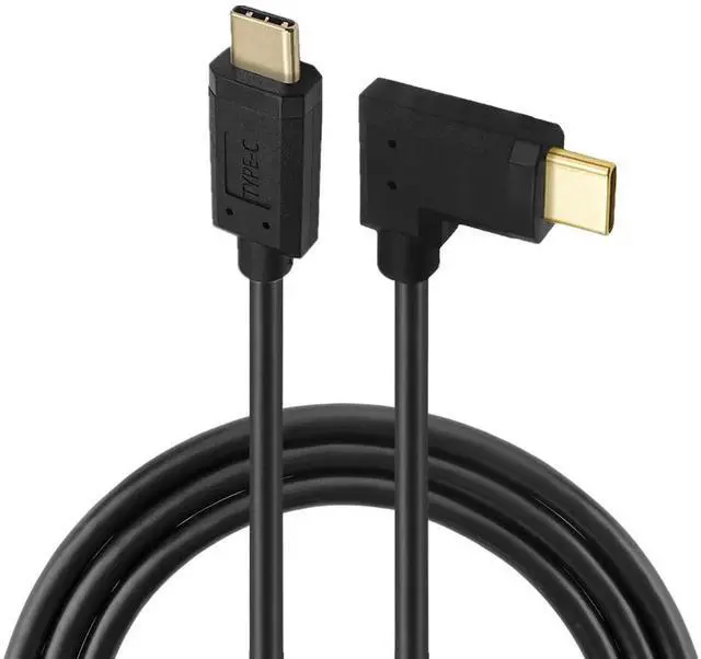 Main image of USB3.1 Type-C Male to USB-C Horizontal 90 Degree Left Right Angled 10Gbps Data Cable 65W