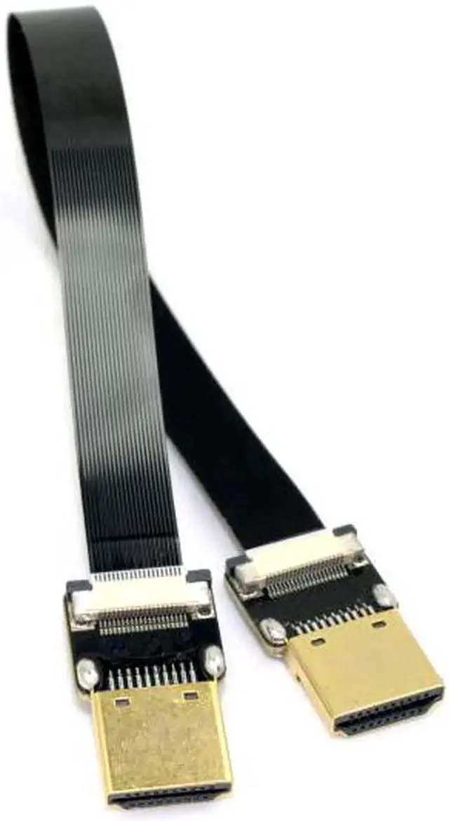 Alt view image 7 of 7 - CYFPV HDMI Type A Male to HDMI Male HDTV FPC Flat Cable for FPV HDTV Multicopter Aerial Photography