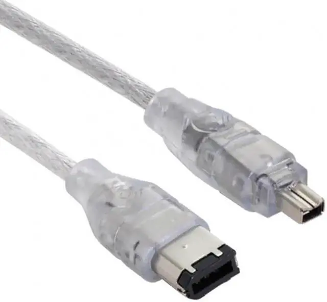 Main image of 1394 6Pin to Firewire 400 IEEE 1394 4 Pin Male iLink Adapter Cord Cable for Camera Camcorder