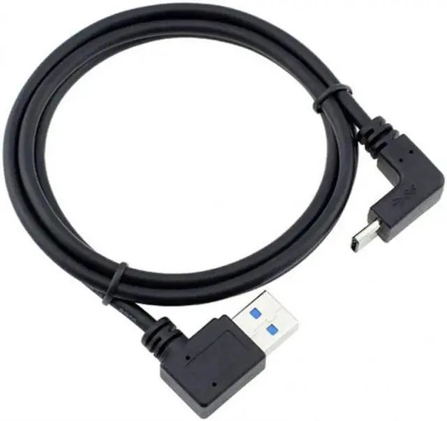 Alt view image 3 of 5 - Cable USB 3.1 USB-C Up & Down Angled to 90 Degree Right Angled A Male Data Cable for Macbook & Tablet & Phone