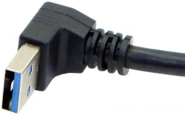 Alt view image 4 of 7 - USB 3.1 USB-C Up & Down Angled to 90 Degree Down Angled A Male Data Cable for Tablet & Phone