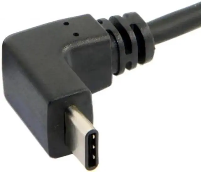 Main image of USB 3.1 USB-C Up & Down Angled to 90 Degree Down Angled A Male Data Cable for Tablet & Phone