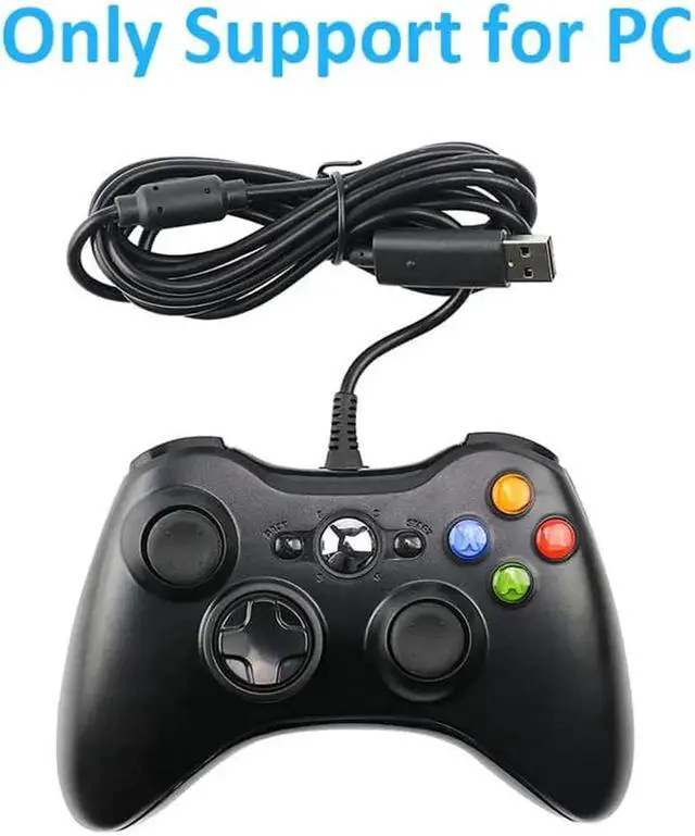 Alt view image 3 of 5 - Wired Gamepad For PC Controller For Microsoft Windows 7 / 8 / 10 Controle Joystick Not for Xbox 360 Game Controller Joypad