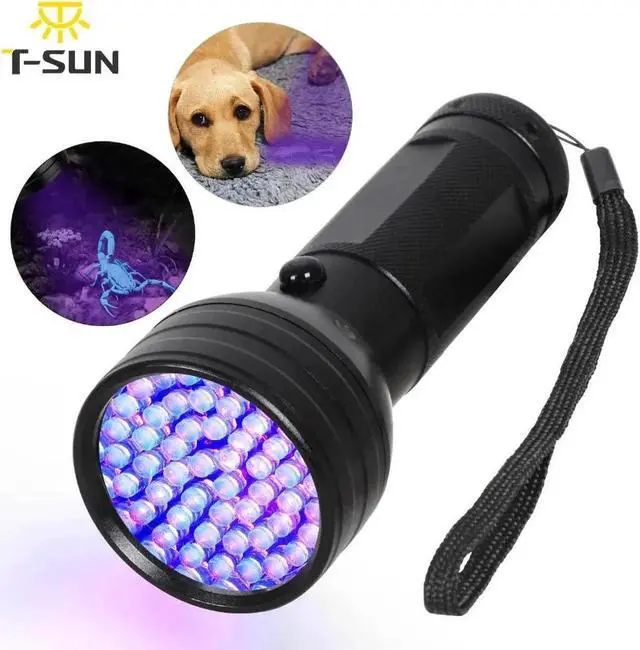 Main image of UV LED Flashlight LED Torch Light Lamp AAA Battery Checker Detection Ultraviolet led uv flashlight torch light Lamp UV