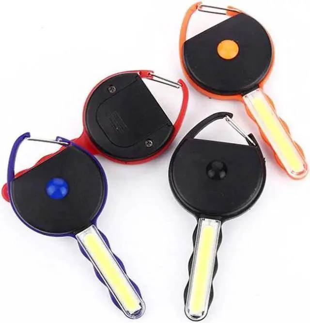 Alt view image 5 of 5 - LED Keychain Mini Flashlight 3 Modes Portable Torch Light Waterproof Outdoor Emergency Lamp With Hook Hanging UV Flashlight