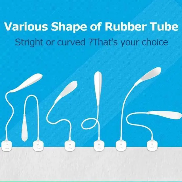 Alt view image 4 of 5 - Desk lamp USB led Table Lamp 14 LED Table lamp with Clip Bed Reading book Light LED Desk lamp Table Touch 3 Modes