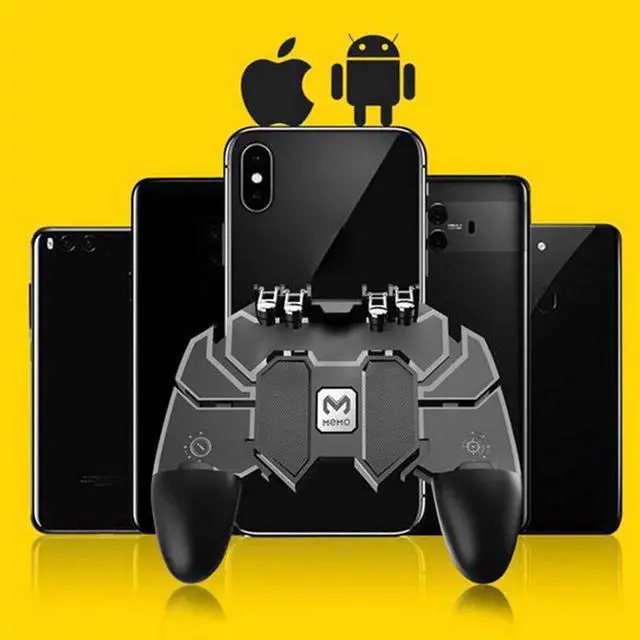 Alt view image 5 of 5 - in One Mobile Gaming Game Pad Fortnit Fire PUGB PUBG Mobile Game Controller PUBG Gamepad Joystick Metal L1 R1 Trigger