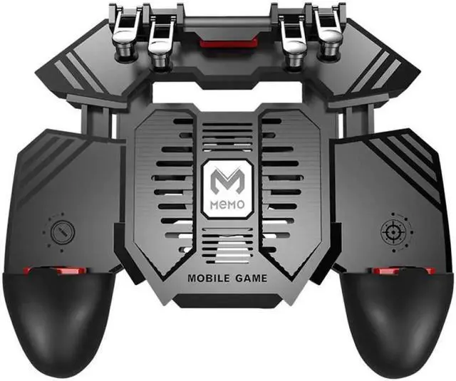 Main image of Game Trigger Phone Cooler Fan Game Controller Pubg Controller With Fan Gamepad Pubg Mobile Trigger L2R2 Shooter Joystick