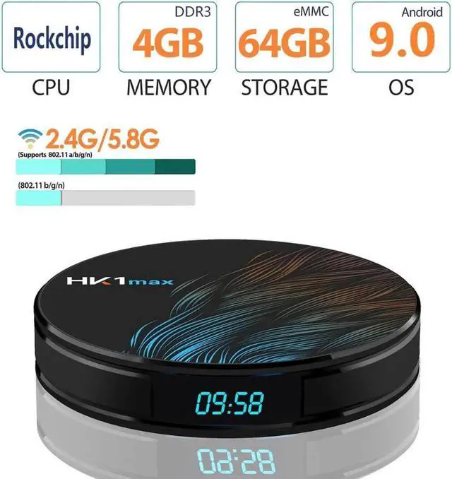 Alt view image 5 of 5 - Smart TV Box 4GB RAM 64GB ROM 32GB RK3318 android tv smart tv android box VS X96 MINI h96 max t95 x96 mini