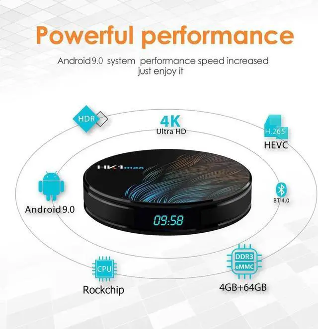 Alt view image 2 of 5 - Smart TV Box 4GB RAM 64GB ROM 32GB RK3318 android tv smart tv android box VS X96 MINI h96 max t95 x96 mini