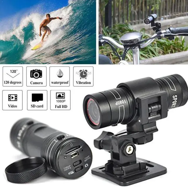 Main image of 2019 Hot Mini F9 HD Sports Camera Bike Motorcycle Helmet Sports Action Camera Video DV Full HD 1080p Sports Camera