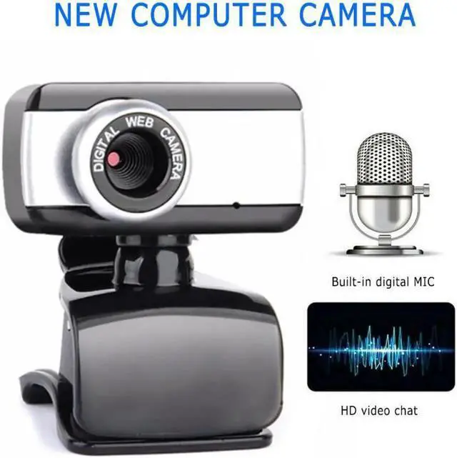 Main image of Computer Webcam Video USB 2.0 Web Camera With Microphone Laptop Desktop PC Computer Web Camera Mic Online Teaching Class