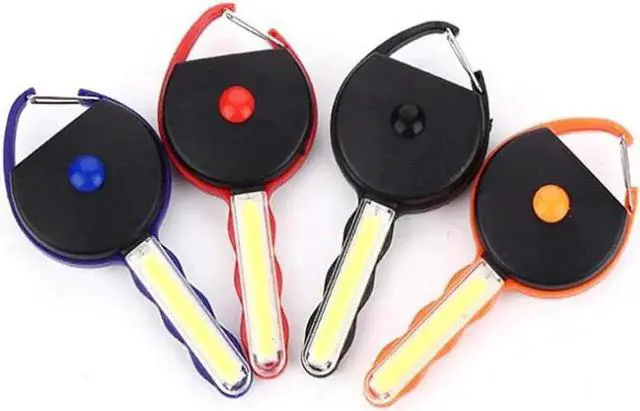 Alt view image 4 of 5 - LED Keychain Mini Flashlight 3 Modes Portable Torch Light Waterproof Outdoor Emergency Lamp With Hook Hanging UV Flashlight