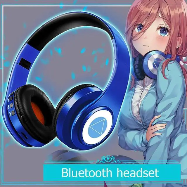 Alt view image 5 of 5 - Headphones Wireless Headset Stereo Over-ear Noise Canceling Earphone Gaming Headset with Mic Support TF Card Japanese