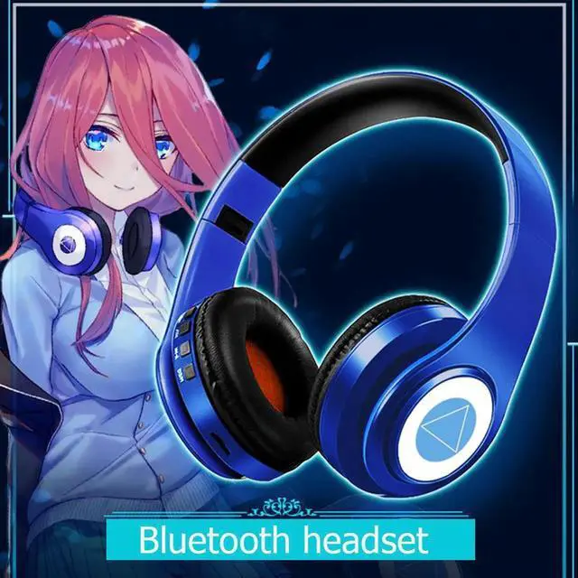 Alt view image 2 of 5 - Headphones Wireless Headset Stereo Over-ear Noise Canceling Earphone Gaming Headset with Mic Support TF Card Japanese