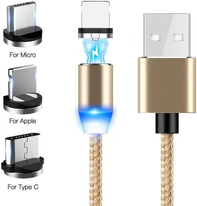 Main image of Magnetic Cable Micro USB Type C Cable For iPhone 11 Fast Charging Magnetic Charger USB C Cables 1M