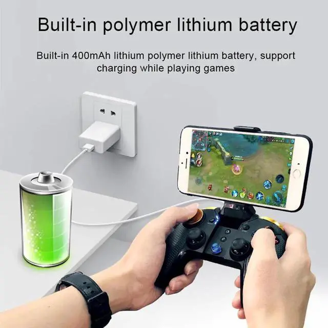 Alt view image 3 of 5 - 9118 for phone Bluetooth Gamepad Android IOS pubg Controller Wireless Joypad Smart Phone Tablet PC TV Box ps4 console