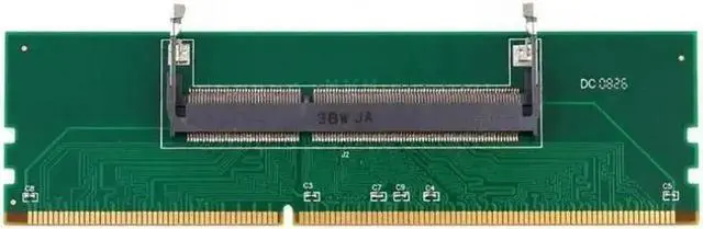 Alt view image 3 of 5 - Notebook Memory to Desktop Memory Connector Adapter Card 200 Pin SO-DIMM to Desktop 240 Pin DIMM Adapter