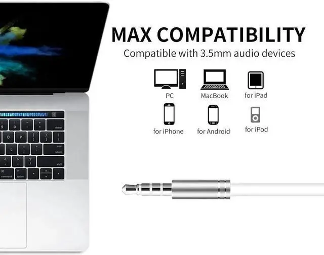 Alt view image 3 of 5 - Earphones Stereo 3.5mm Earbuds In-Ear Music Headset With Mic Volume control super clear ear buds For Cell Phone MP3 Gaming