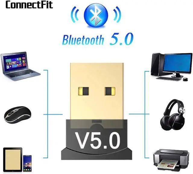 Main image of Bluetooth 5.0 Adapter Transmitter Receiver Audio Bluetooth Dongle Wireless Adapter for Computer PC Laptop Mouse Newest