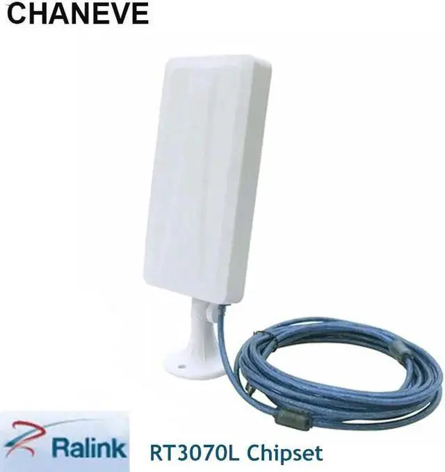 Main image of Power 2000mW Ralink RT3070L Wireless USB Adapter 150Mbps Long Range USB WiFi Adapter With14dBi Antenna For Kali Linux