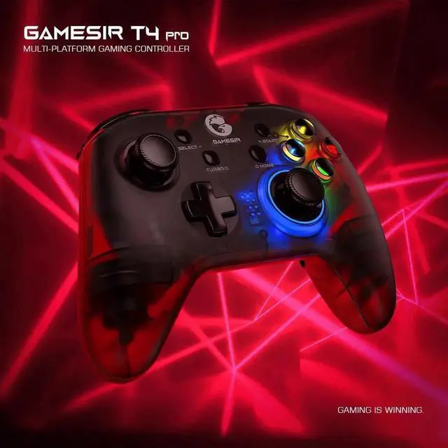 Main image of T4 Pro Bluetooth Wireless Game Controller Dual Wireless Connection Gamepad for Nintendo Switch / iPhone / Android / PC