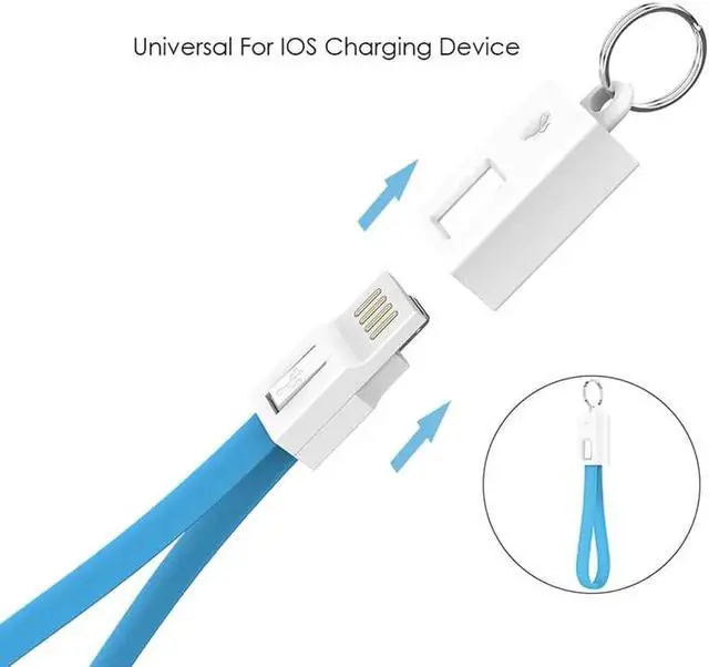 Alt view image 4 of 4 - Chain Micro USB Type C Lighting Cable Fast Charging Cable For iPhone 6s Charger Usbc Typec chain Cord Short Cabel