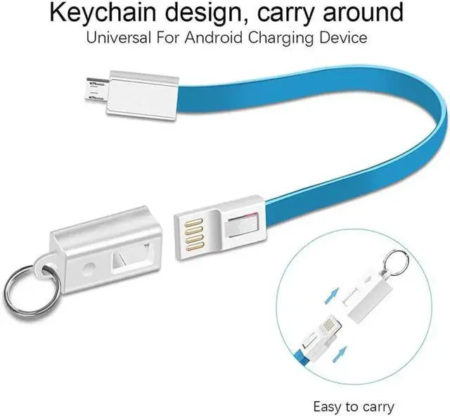 Alt view image 2 of 4 - Chain Micro USB Type C Lighting Cable Fast Charging Cable For iPhone 6s Charger Usbc Typec chain Cord Short Cabel
