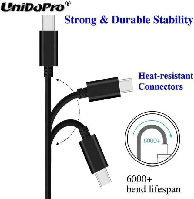 Alt view image 5 of 5 - 10mm Long USB-C Type C Extended Tip Fast Charger Cable for Ulefone Armor 9 7E 7 6S 6E 6 5 3WT 3W 3T 3 2S Power 6 5S 3S