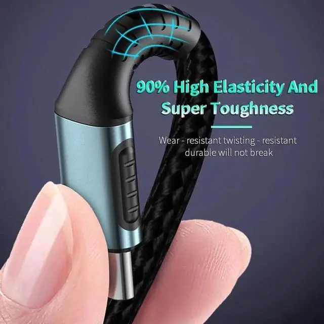 Alt view image 4 of 5 - Type C To Micro Usb Cable Fast Charging For 1M Mole Phone Charging Cable QC3.0 Charger Cord