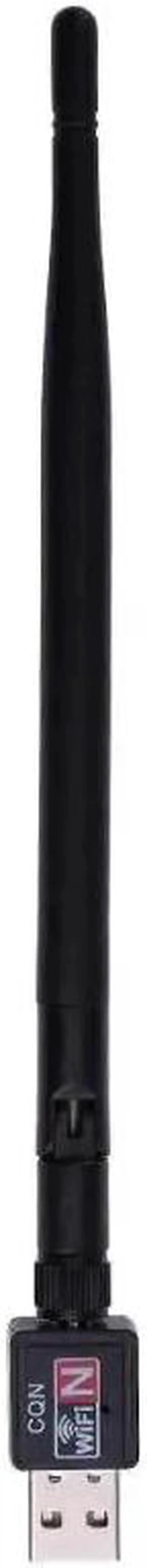 Alt view image 3 of 5 - 600M USB 2.0 Wifi Router Wireless 802.11 N Adapter Network LAN Card w/5dBI Antenna for Laptop/Computer/Internet TV/media players