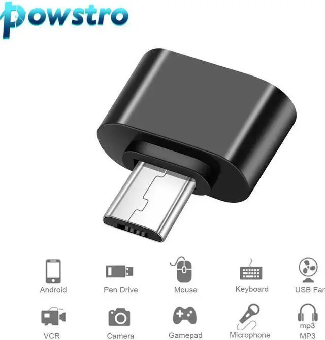 Main image of C Adapter Micro USB To USB 2.0 Converter Phone OTG Cable For S8 S9 Note 8 Mate 9 P20 Mix 2S LG