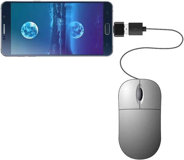 Alt view image 3 of 5 - C Adapter Micro USB To USB 2.0 Converter Phone OTG Cable For S8 S9 Note 8 Mate 9 P20 Mix 2S LG