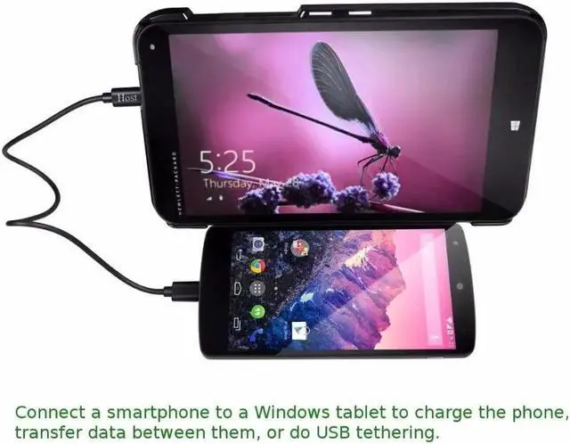 Alt view image 4 of 5 - Molity Cable: For MicroUSB-to-MicroUSB OTG, USB DAC Cable for HA2, HiFi, Pha3, Chord Hugo Mojo,