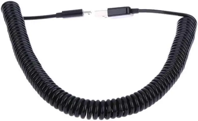 Alt view image 2 of 5 - 25cm- Extend Spiral Coiled USB 2.0 A Male to Micro USB B 5Pin Male Adaptor M to M Spring Cable for computer/Tablet PC/Pad