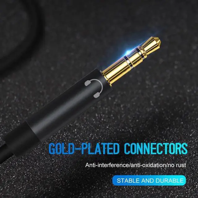 Alt view image 3 of 5 - 3.5mm Headphone Jack Splitter Female To 2 Male Mic Audio Y Splitter Cable Headset To PC Adapter Aux Cable For IPhone