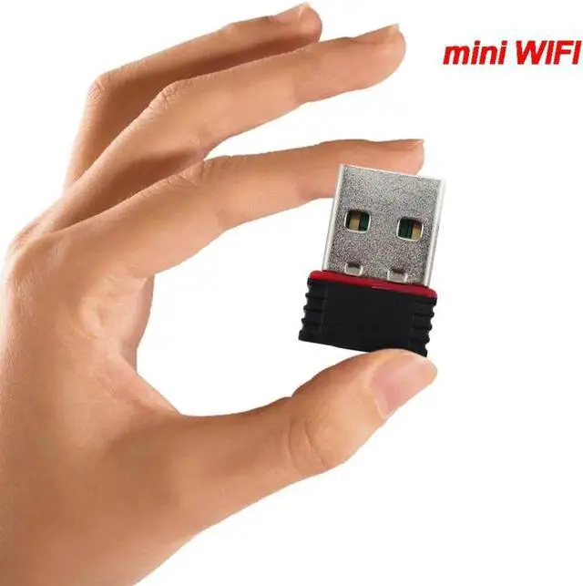 Alt view image 2 of 5 - USB WiFi Adapter 150Mbps wi fi Antenna PC mini internet Network Card LAN Dongle Adapter Ethernet Receiver Wi-fi