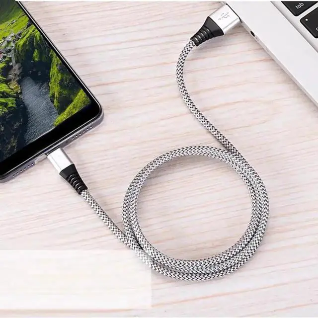 Alt view image 4 of 5 - 2.4A Fast Charging USB Type C Cable for Galaxy S8 S9 Type-C Mole Phone USB C Cable