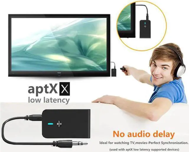 Alt view image 2 of 5 - 5.0 Bluetooth Adapter Wireless Audio Bluetooth Transmitter Receiver for PC TV Car 3.5mm AUX Music Receiver Sender Adaptador