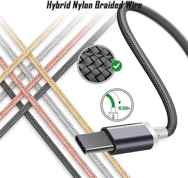 Alt view image 2 of 5 - Type C charger Cable For Bv 9700 9600 6800 9500 Oukitel U25 23/18 Wp2 P10000 pro K10 K9 Ulefone DOO -C cord