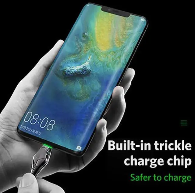 Alt view image 4 of 5 - 5A USB Type C Cable High-speed charging for P40 P30 Mate 30 Pro S20 S9 1M 2M QC 3.0 Charger Wire Fast Charging