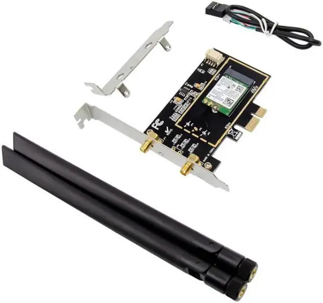 Alt view image 5 of 5 - Dual-Band Wireless-N Adapter 2.4G/5.8G Wi-Fi+Bluetooth 4.0 Wireless Network Card