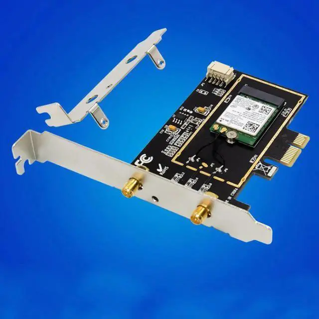 Alt view image 4 of 5 - Dual-Band Wireless-N Adapter 2.4G/5.8G Wi-Fi+Bluetooth 4.0 Wireless Network Card