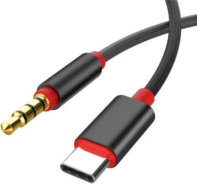 Alt view image 5 of 5 - Male To 3.5mm Male Audio Jack Adapter Portable Type C Audio Cable For S20 Note 10 Plus P40 Pro