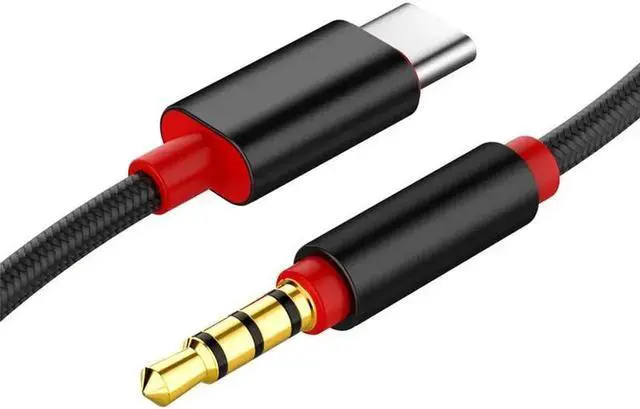 Alt view image 2 of 5 - Male To 3.5mm Male Audio Jack Adapter Portable Type C Audio Cable For S20 Note 10 Plus P40 Pro