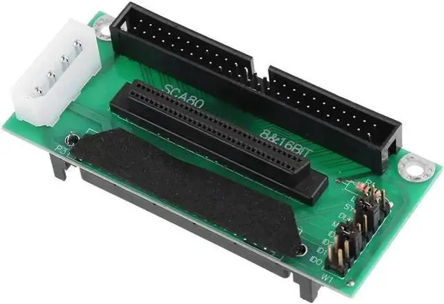 Alt view image 3 of 5 - SCA 80 Pin to 68Pin to 50 Pin IDE Hard Disk Adapter Converter Card Module Board Transmit Data for Mini PC